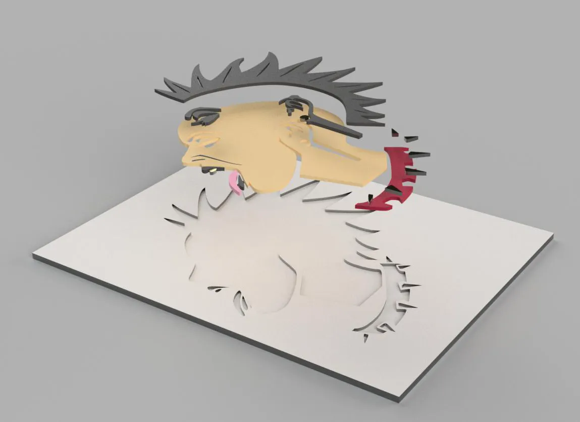 Punk Music wooden wall art - Image 4