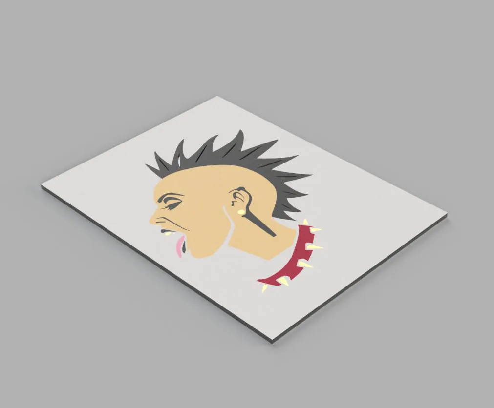 Punk Music wooden wall art - Image 5